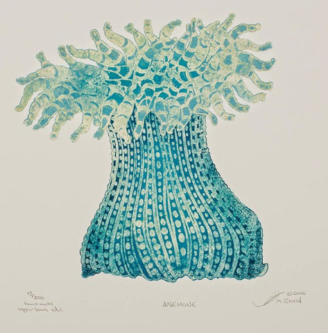 Anemone - Blue and Green