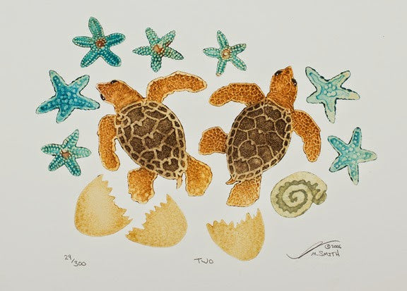 Two - Baby Sea Turtles